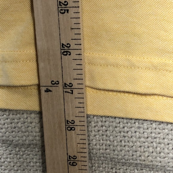 James Tattersall Polo Shirt Men Large Yellow Golf Activewear Dadcore - Picture 7 of 8